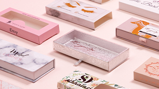 Eyelashes packaging box is one of our hot sale product line